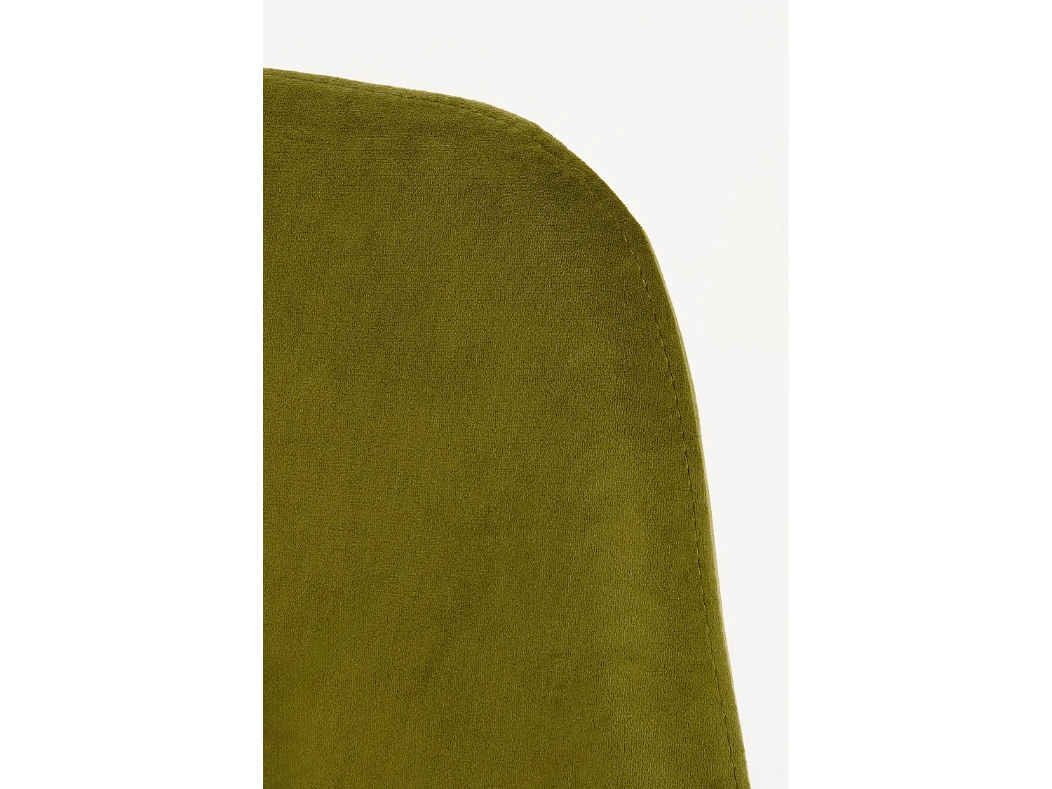 Chaise en velours et métal - 53 x 44 x 85 - Vert - MONTELLI