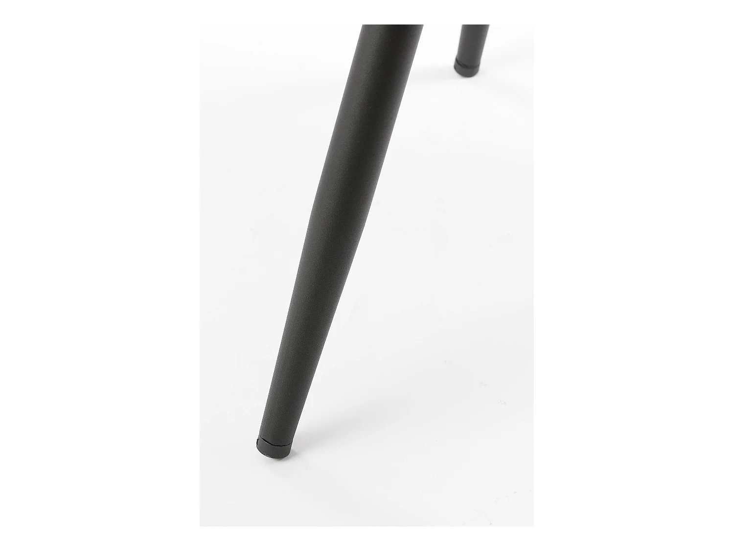 Eetkamerstoel van fluweel en metaal - 53 x 44 x 85 - Lichtpaars - MONTELLI