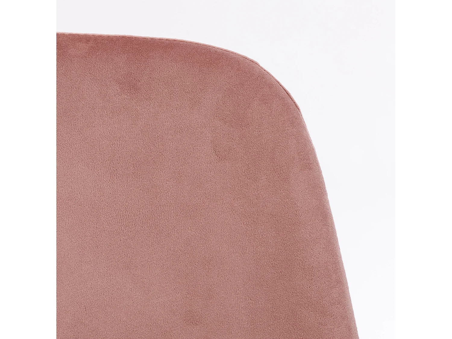 Chaise en polyester recyclé et métal - 53 x 44 x 80 - Rose foncé - CORBY