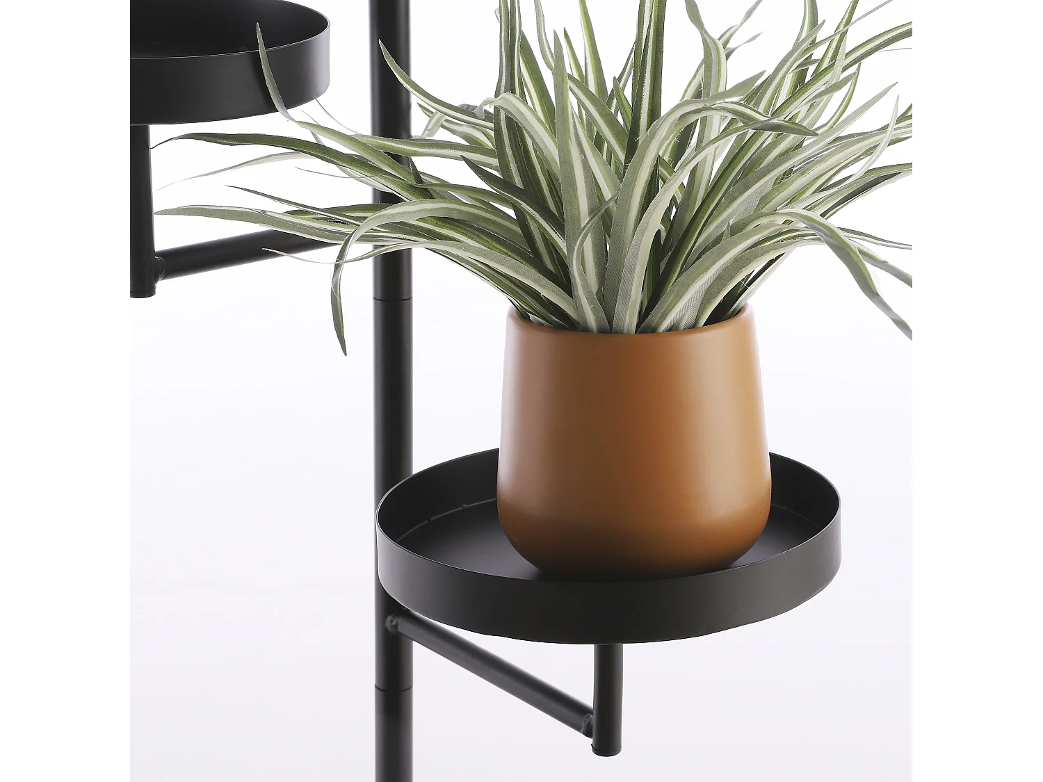 Wandrek van ijzer - 30 x 23 x 80 - Zwart - PERRY