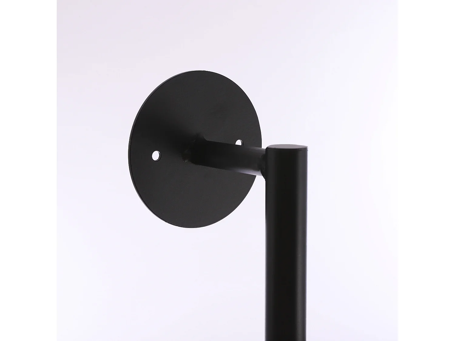 Wandrek van ijzer - 30 x 23 x 80 - Zwart - PERRY