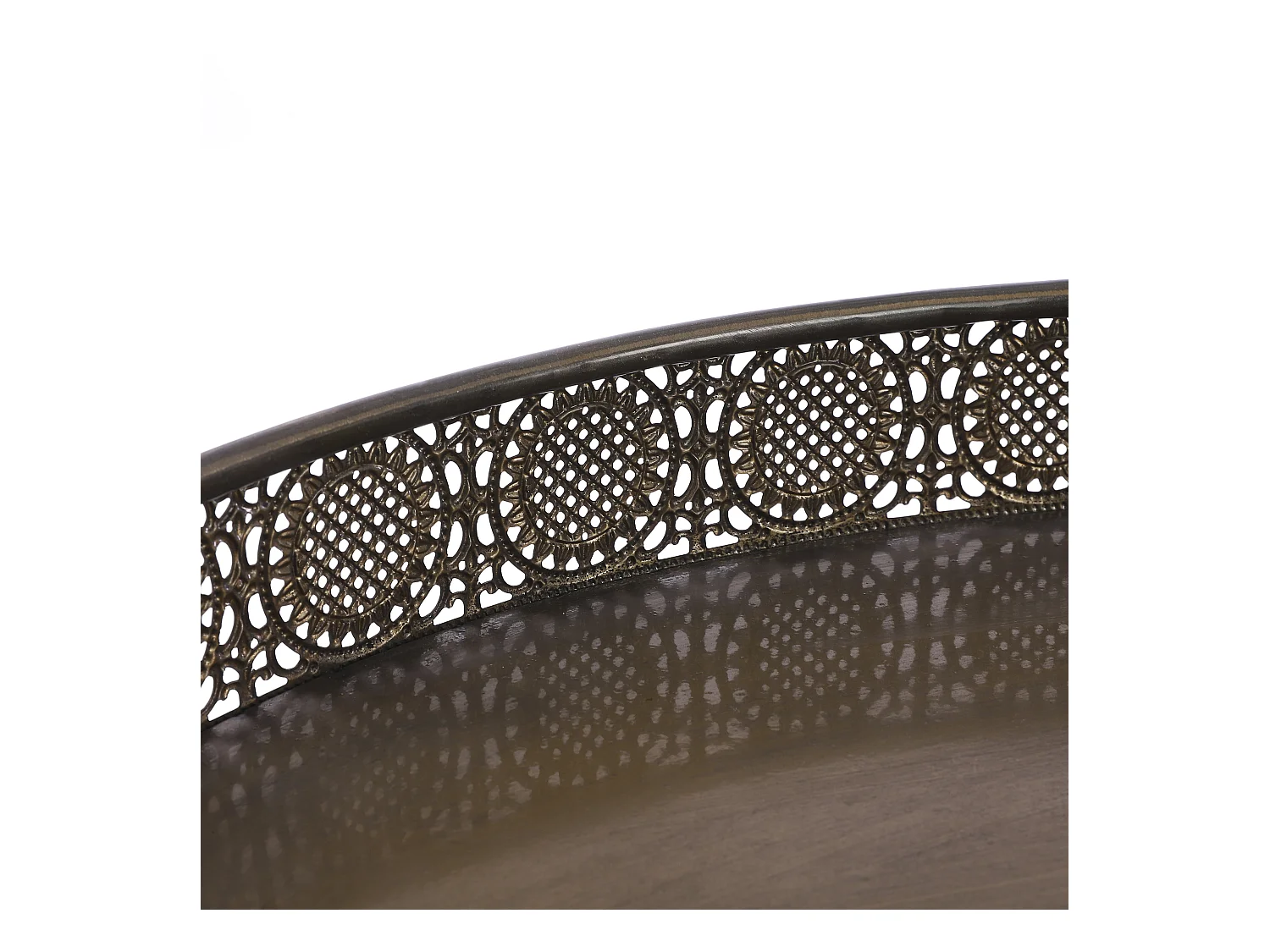 Salontafel van ijzer - Ø70 x 46 - Brons - LAGUNE