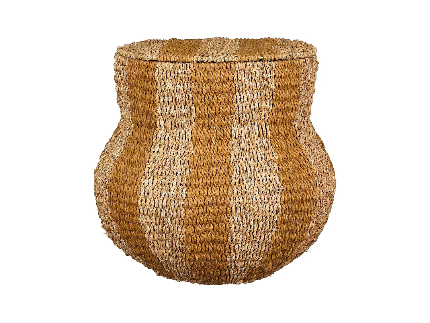 Opbergmand van jute - 47 x 50 - Geel - TACOMA