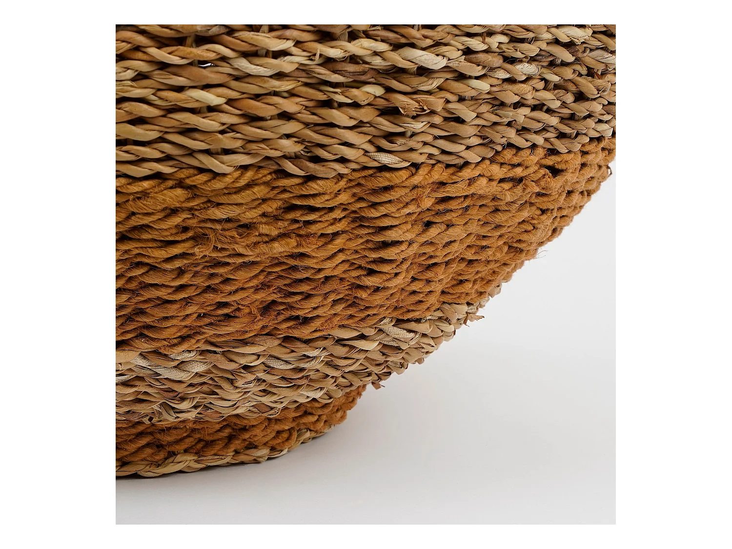 Korb aus Jute - 48 x 55 - Gelb - TACOMA