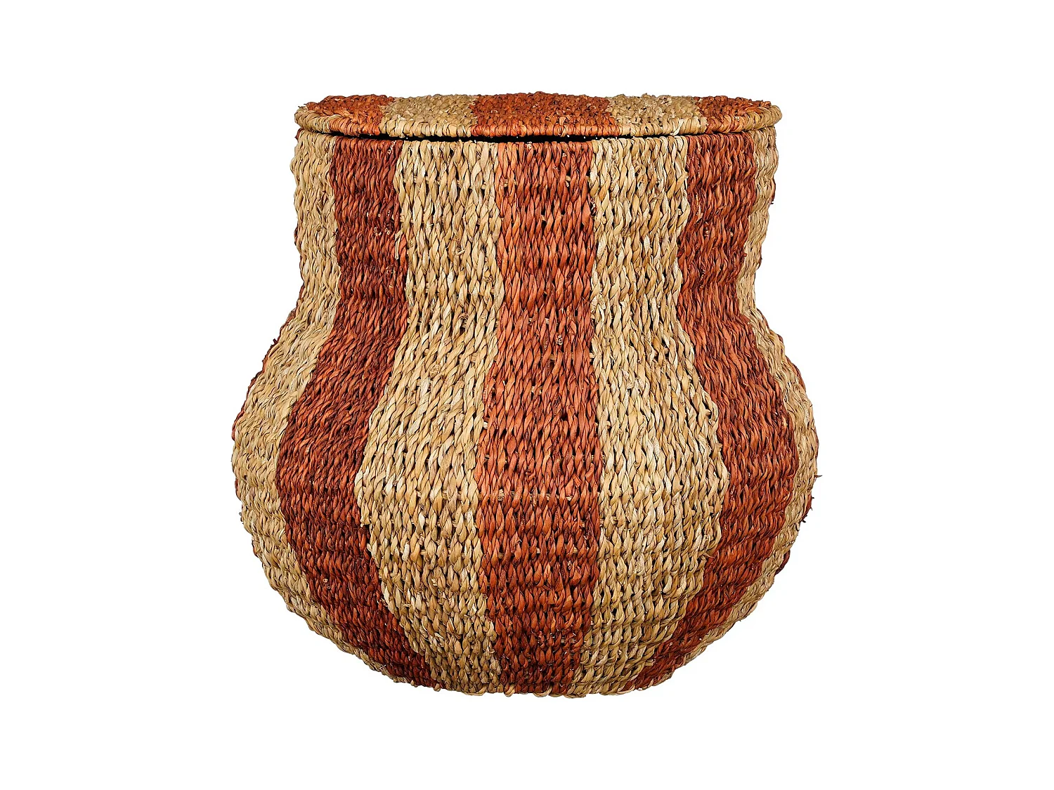 Cesta de almacenamiento de Hierba marina - 47 x 50 - Naranja - TACOMA