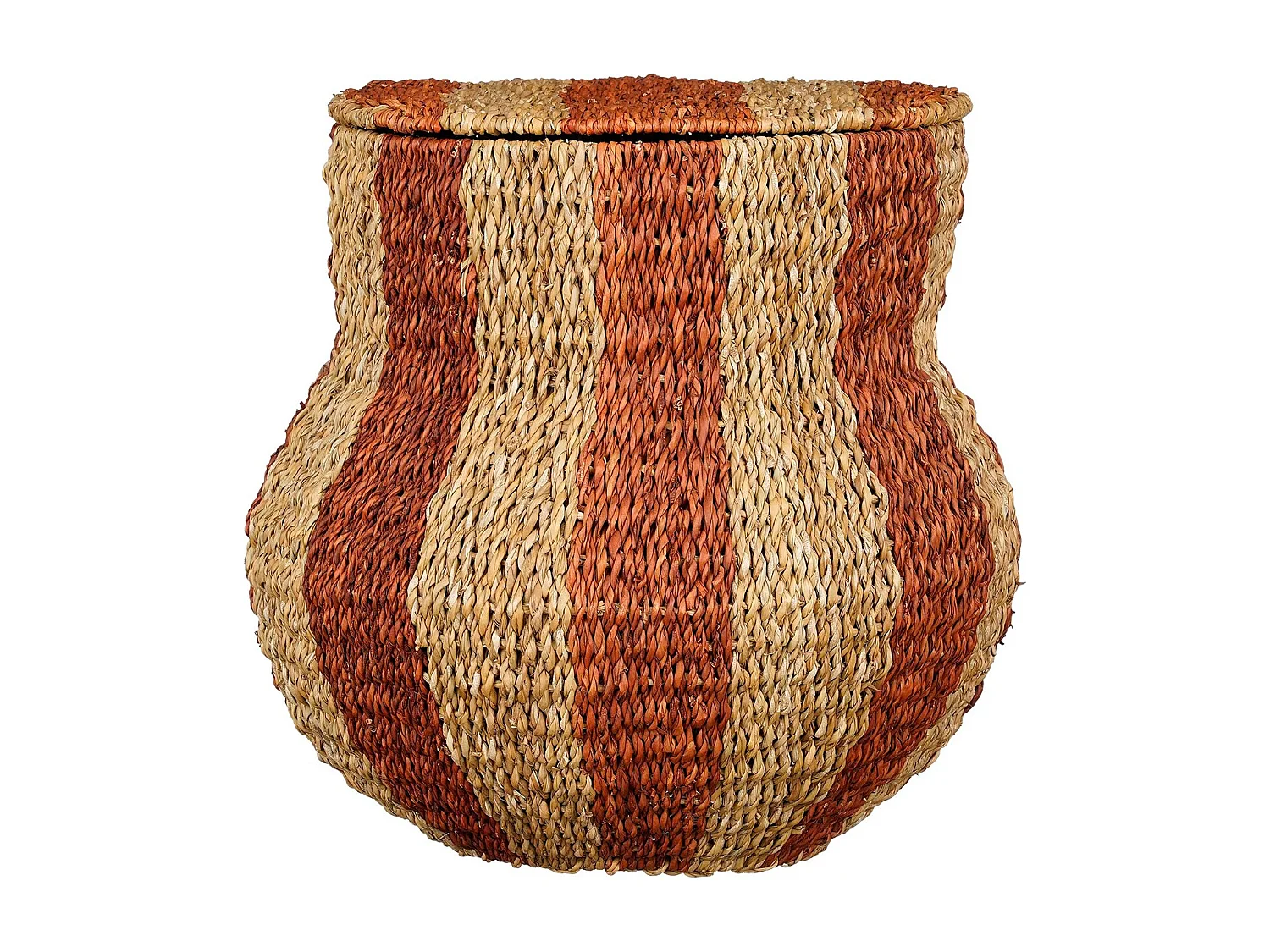 Cesta de almacenamiento de Hierba marina - 47 x 50 - Naranja - TACOMA