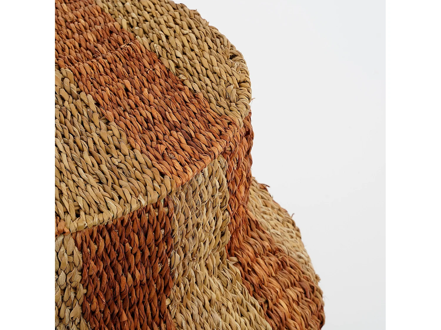 Cesta de almacenamiento de Hierba marina - 47 x 50 - Naranja - TACOMA