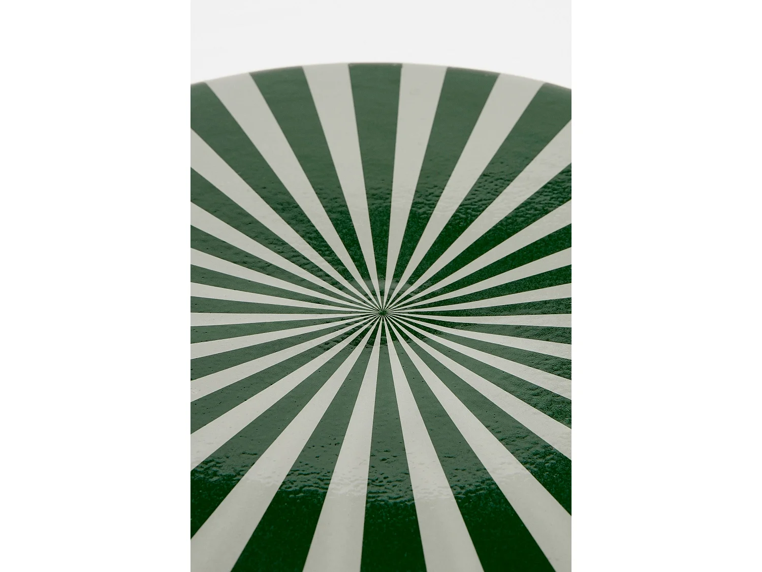 Bijzettafel van keramiek - 40 x Ø35 - Groen - SKIPPER