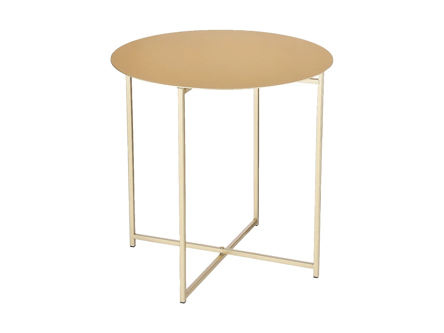 Bijzettafel van ijzer - 45 x Ø45 - Goud - MIKKI