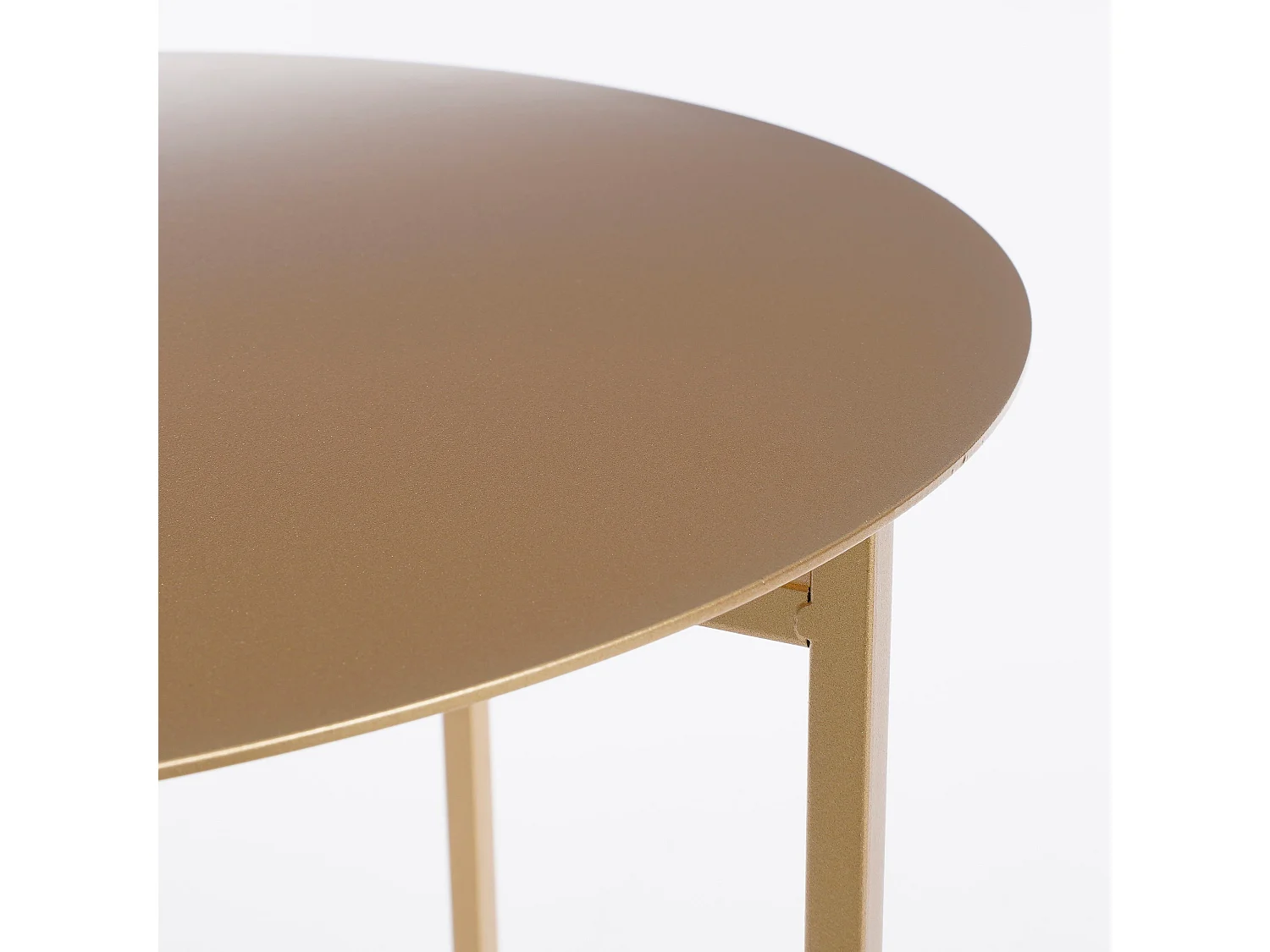 Bijzettafel van ijzer - 45 x Ø45 - Goud - MIKKI