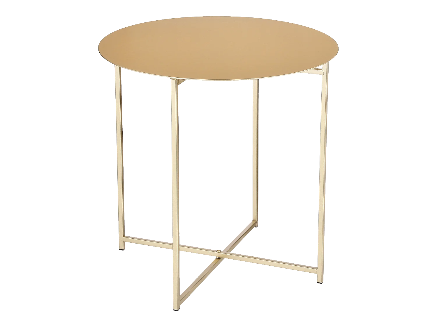 Bijzettafel van ijzer - 45 x Ø45 - Goud - MIKKI