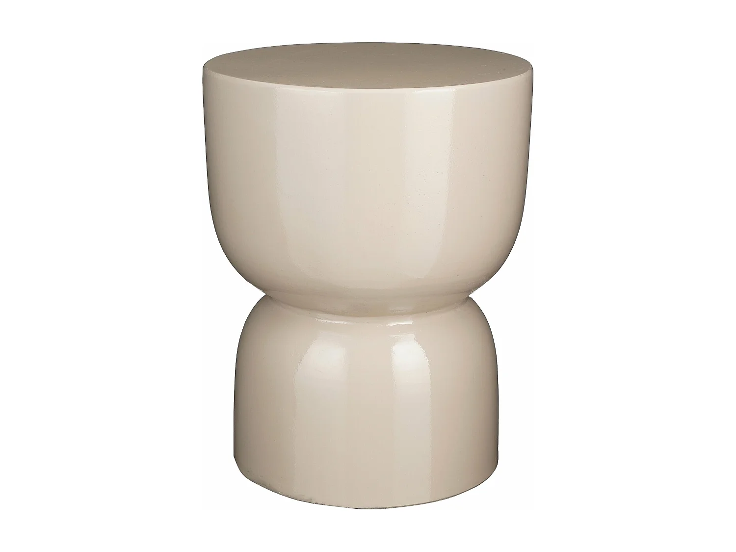 Mesa auxiliar de Cerámica - 45 x 35 - Beige - STAGE