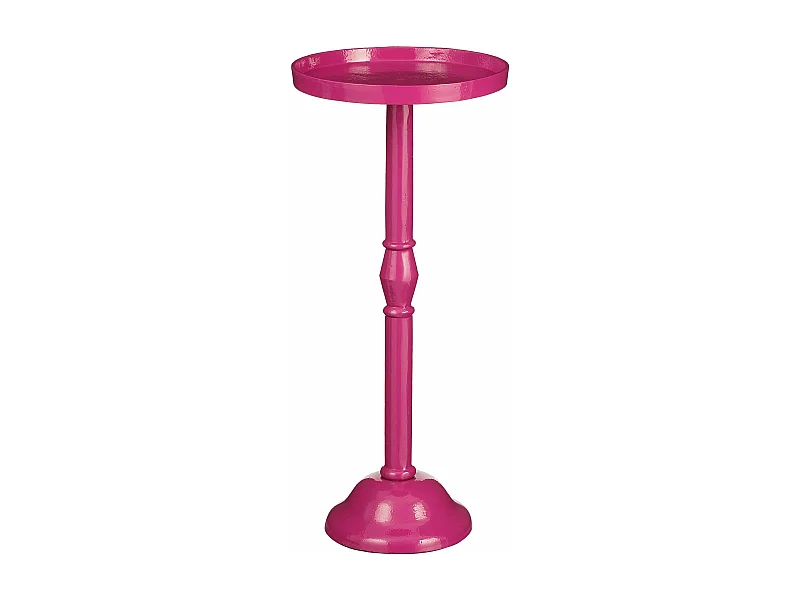 Mesa auxiliar de Aluminio reciclado - 58 x 25 - Rosa - DUCO