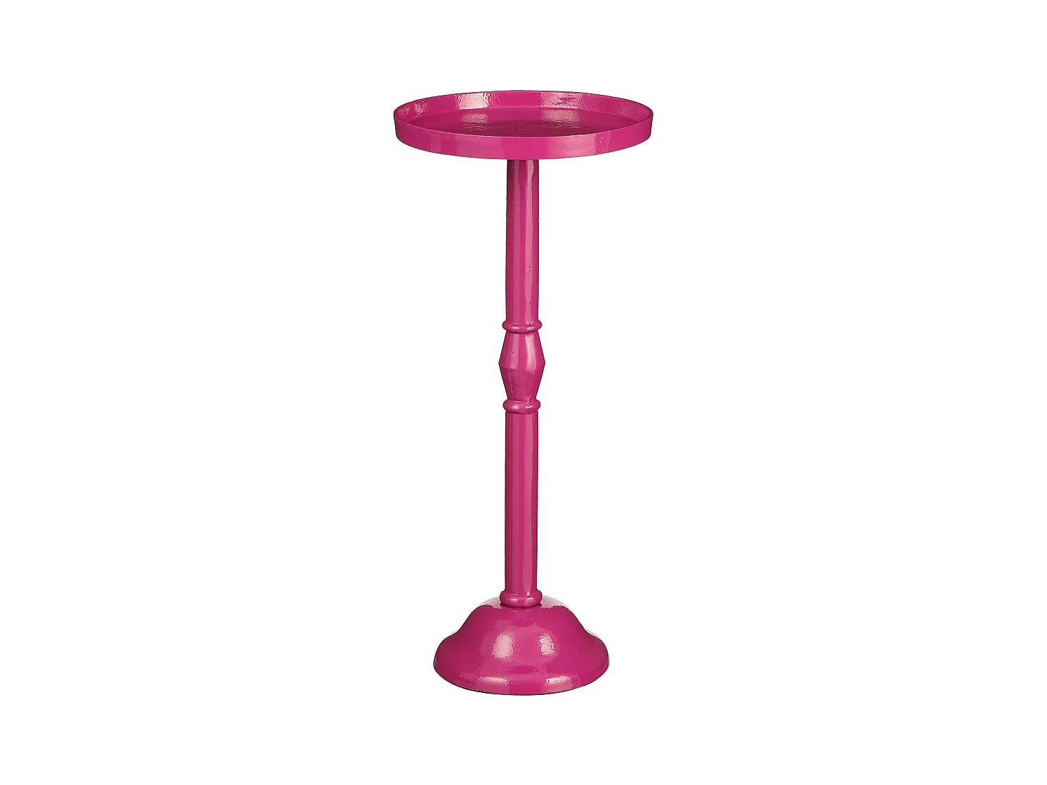 Mesa auxiliar de Aluminio reciclado - 58 x 25 - Rosa - DUCO