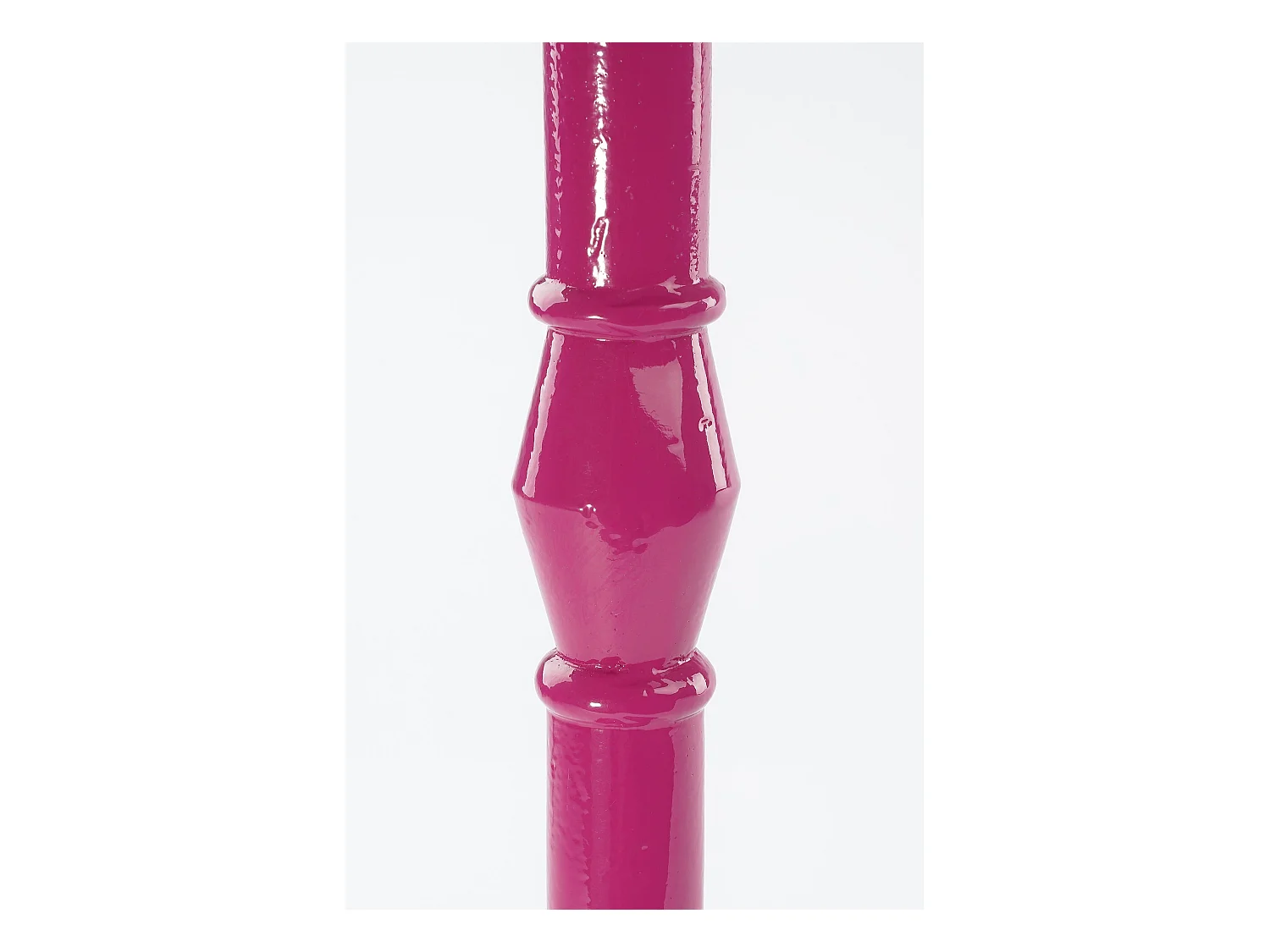 Bijzettafel van gerecycled aluminium en mdf en filt - 58 x 25 - Roze - DUCO