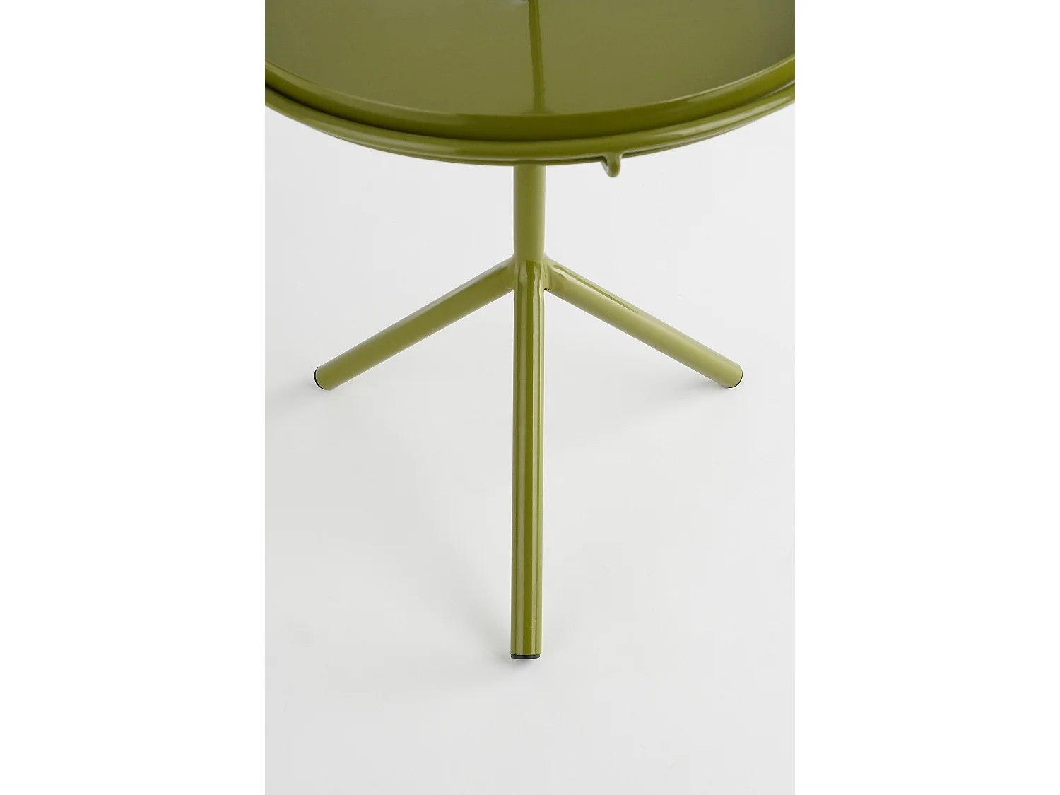 Bijzettafel van ijzer - 40 x Ø30,5 - Donkergroen - ASTON