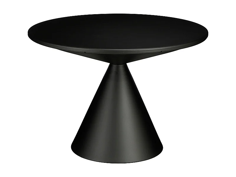 Bijzettafel van metaal - 42 x Ø60 - Zwart - ROYALE