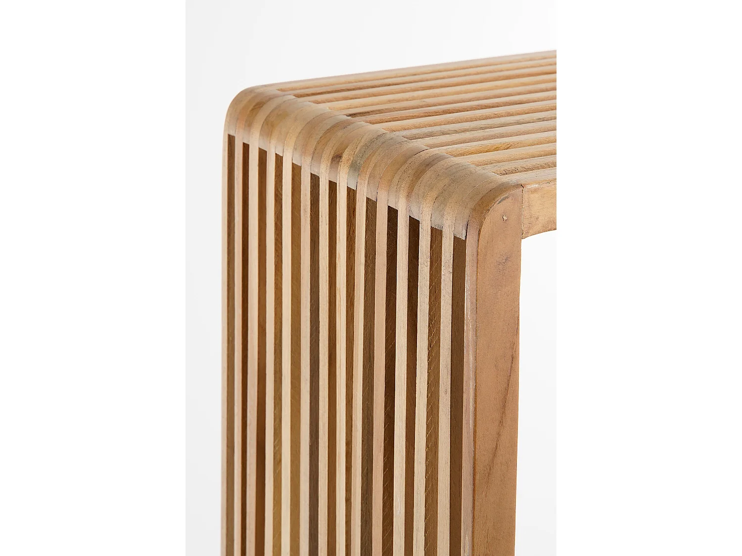 Pflanztisch aus Recyceltes Holz - 35 x 25 x 80 / 25 x 25 x 70 - Braun - YONKER