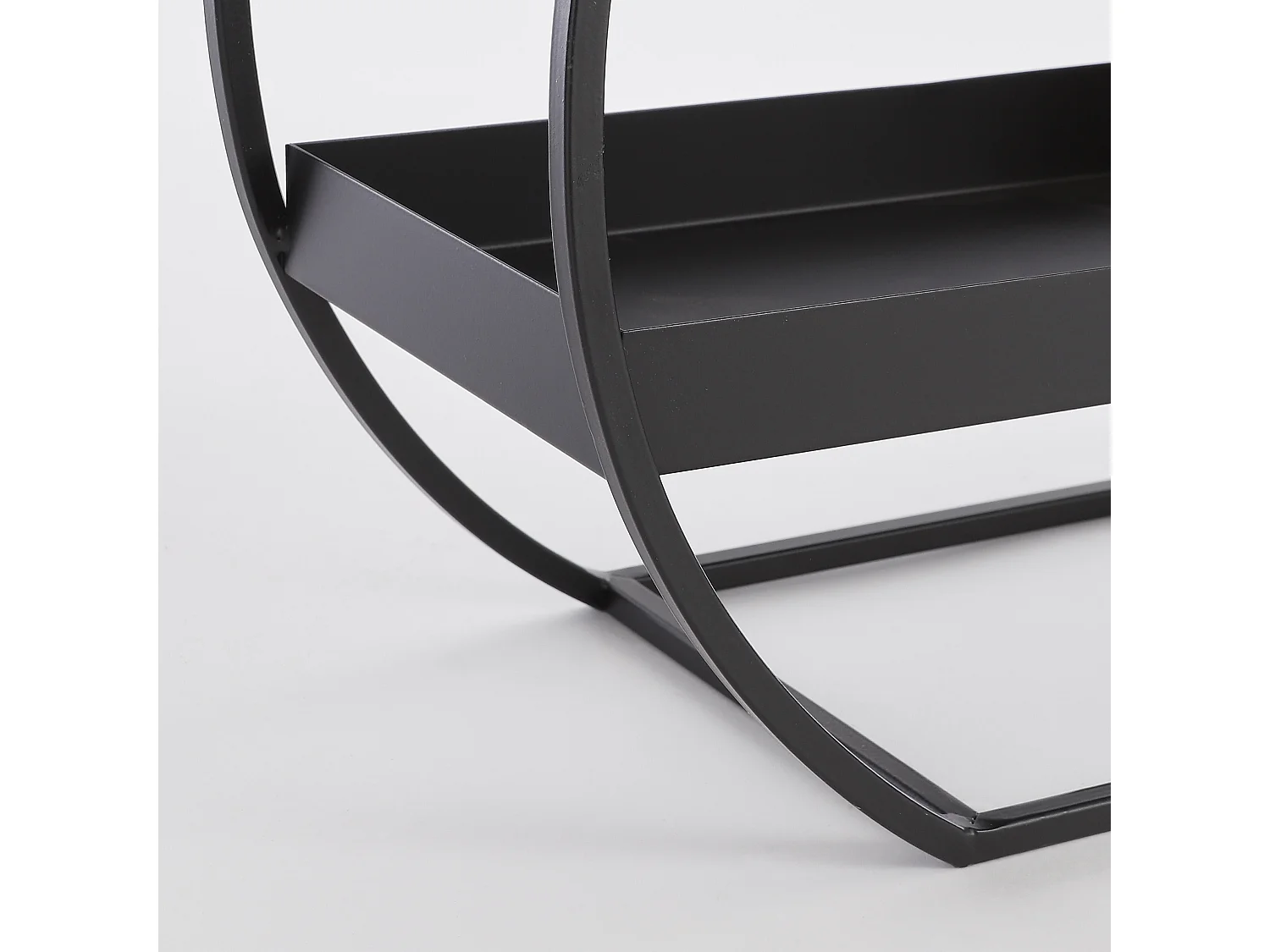 Support de décoration en métal - 40 x 17 x 38 - Noir -