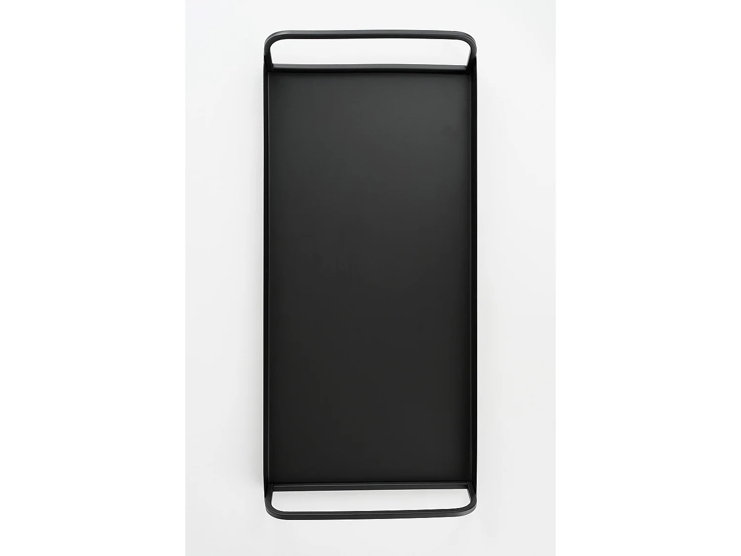 Decoratie dienblad van ijzer - 60 x 28 x 7 - Zwart - NURI