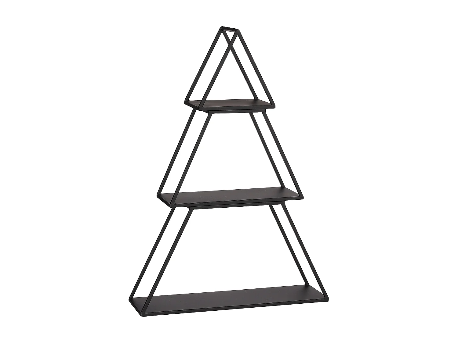 Présentoir en métal - 50 x 14 x 71 - Noir -