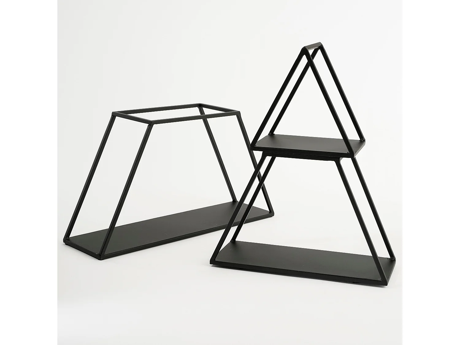 Présentoir en métal - 50 x 14 x 71 - Noir -