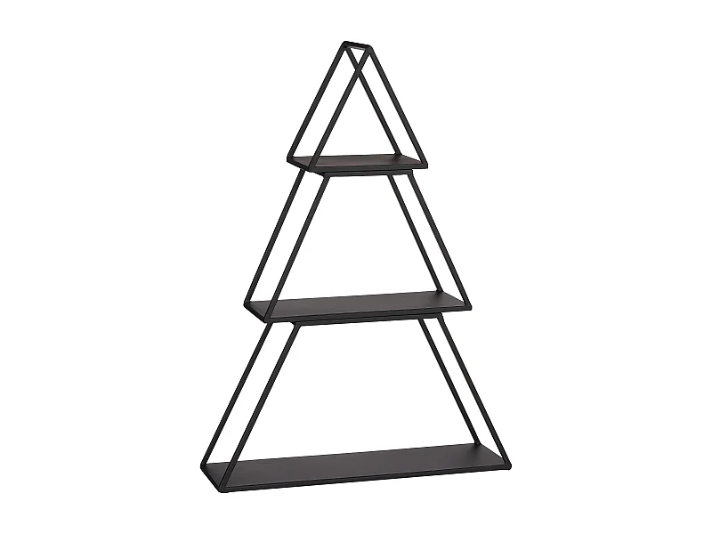 Présentoir en métal - 50 x 14 x 71 - Noir -