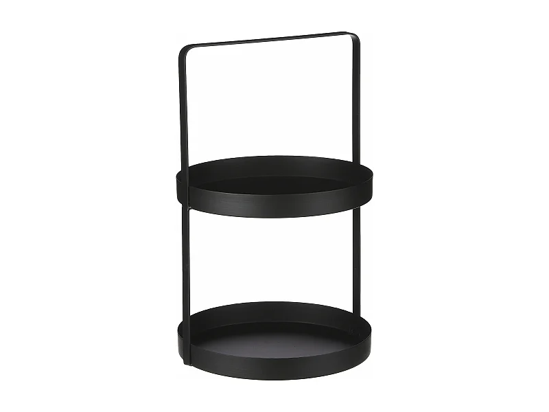 Présentoir en métal - Ø25 x 41 - Noir -