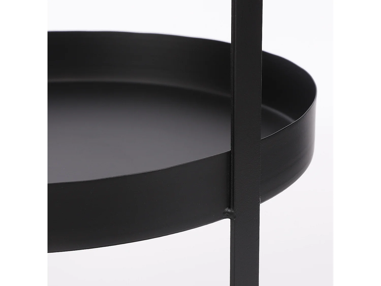 Présentoir en métal - Ø25 x 41 - Noir -