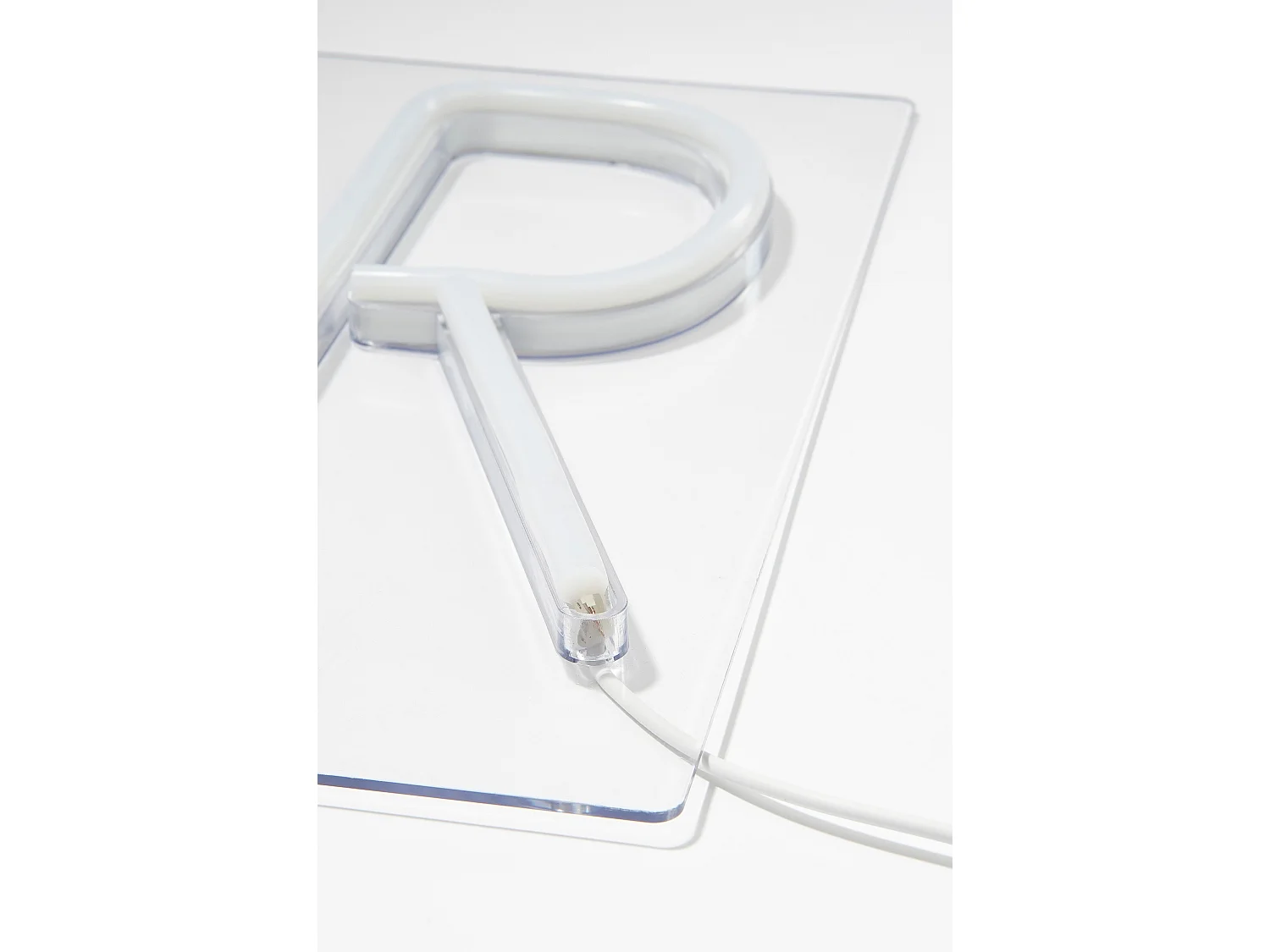 Neon verlichting van abs  - 30 x 40 x 5 - Geel -