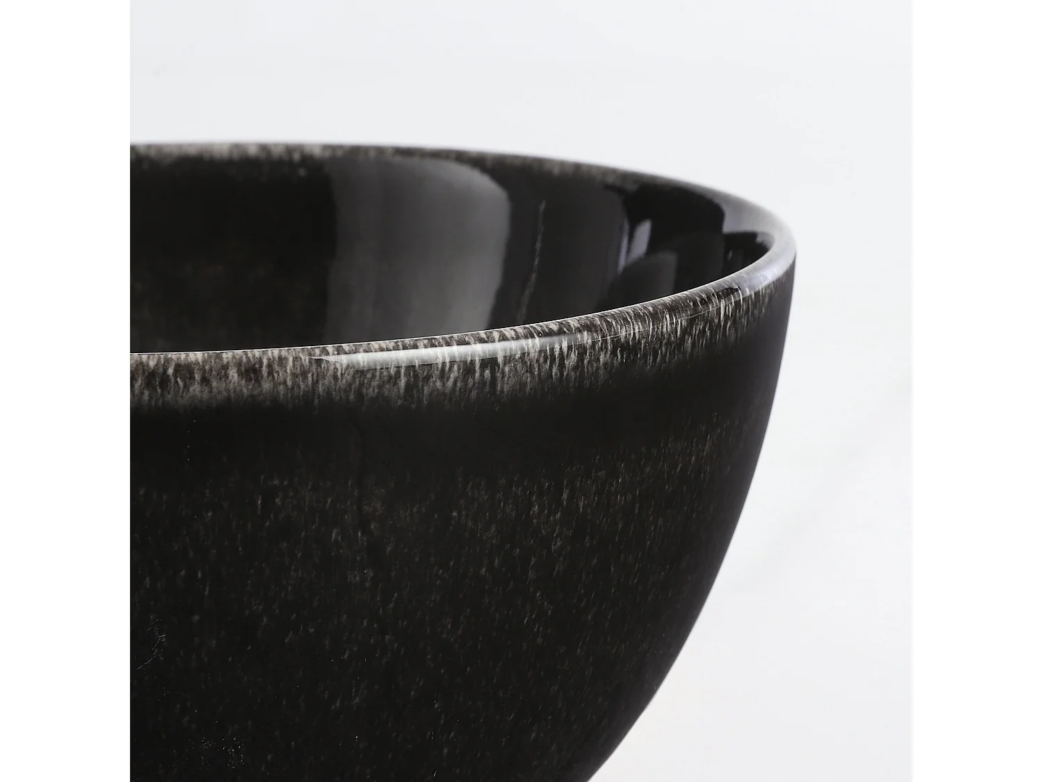 Service complet en céramique - Ø26 / Ø20,5 / Ø15 x 8 / Ø8 x 10,5 - Noir - TABO