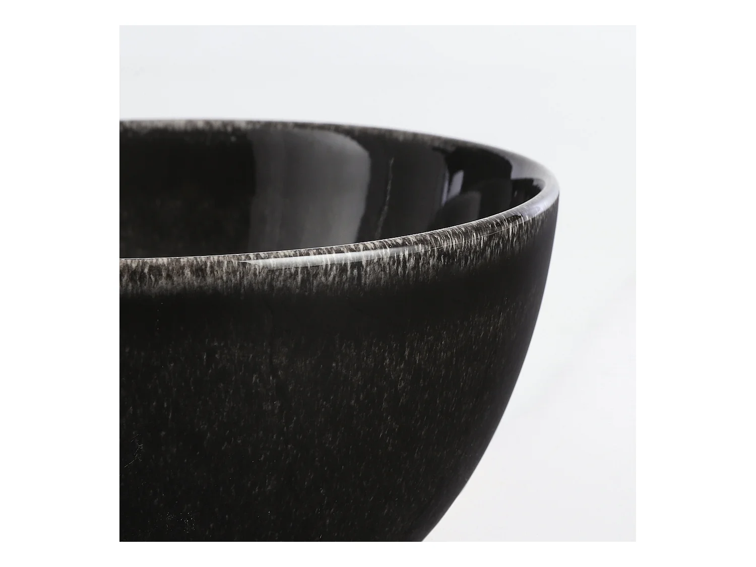 Service complet en céramique - Ø26 / Ø20,5 / Ø15 x 8 / Ø8 x 10,5 - Noir - TABO