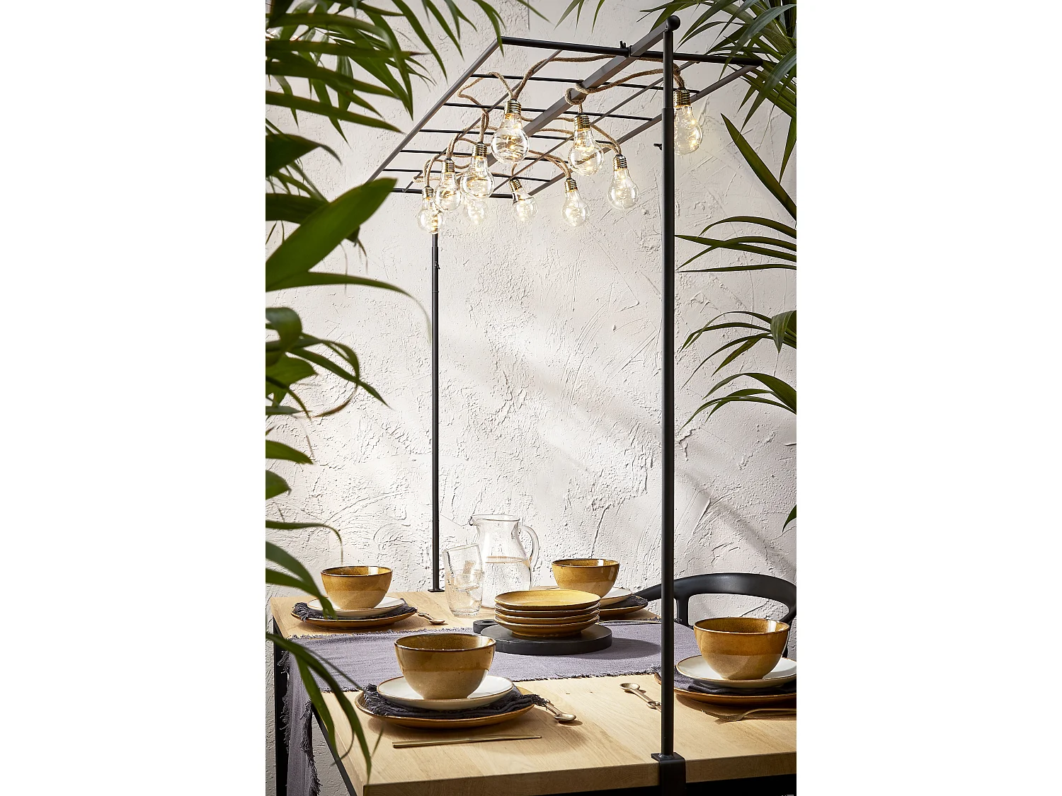 Set stoviglie in  - Ø26 / Ø20,5 / Ø15 x 8 / Ø8 x 10,5 - Ocra - TABO