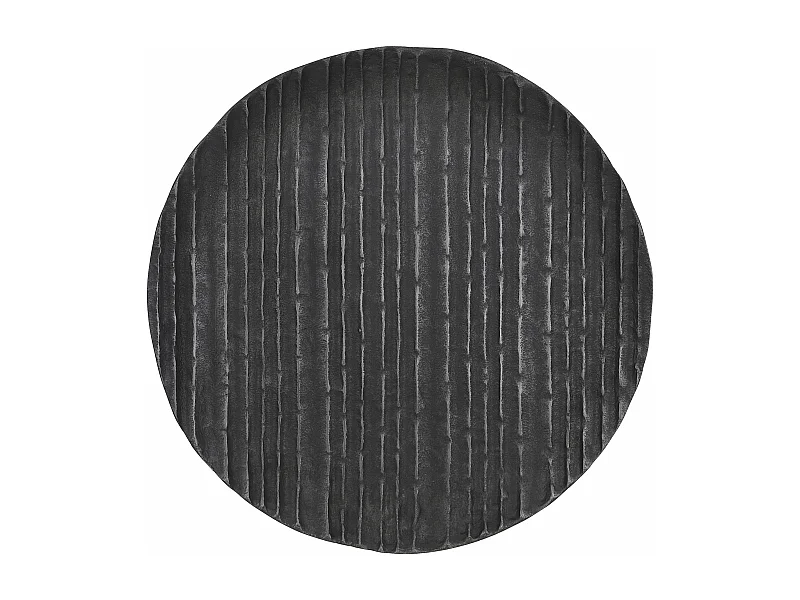 Plaque decorative en aluminium - Ø37 x 2 - Gris - CALABRIA