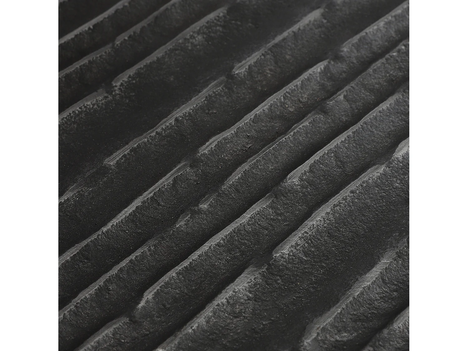 Decoratief bord van aluminium - Ø37 x 2 - Grijs - CALABRIA