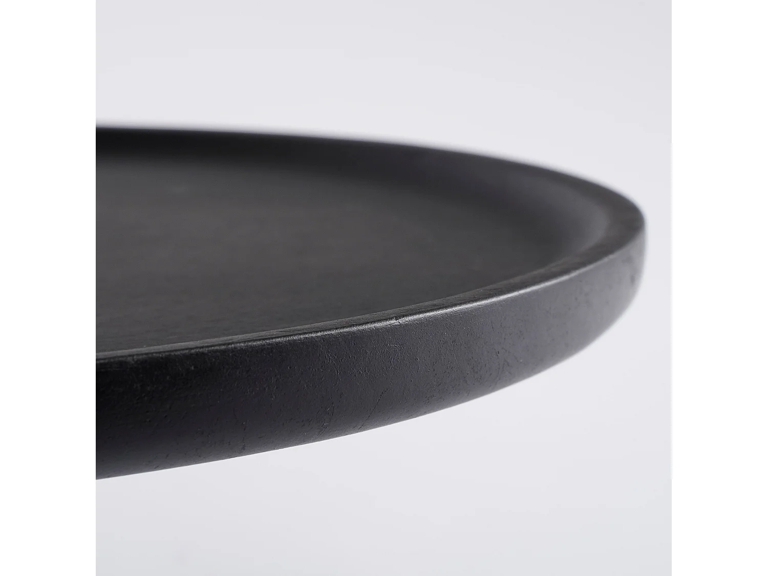 Soporte para tarta de Madera de mango - Ø30 x 10 - Negro - TALLO