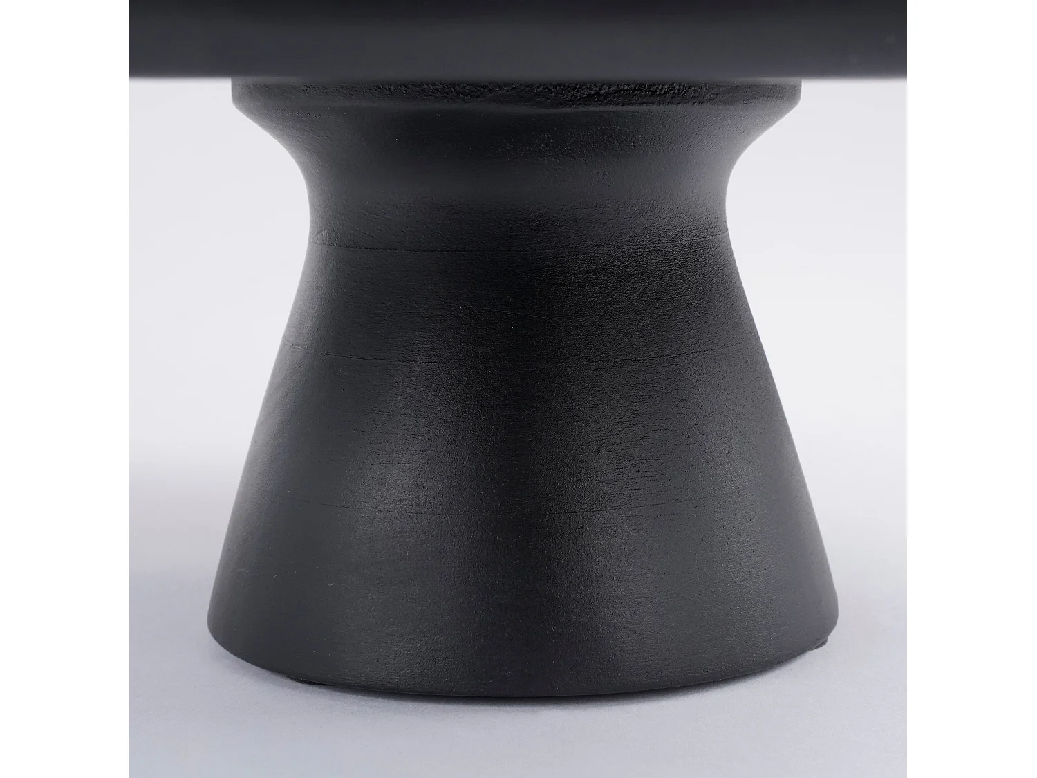 Soporte para tarta de Madera de mango - Ø30 x 10 - Negro - TALLO