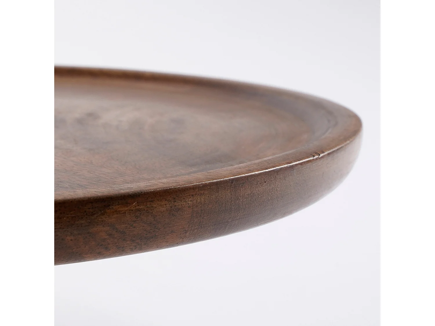 Soporte para tarta de Madera de mango - Ø30 x 10 - Marrón oscuro - TALLO