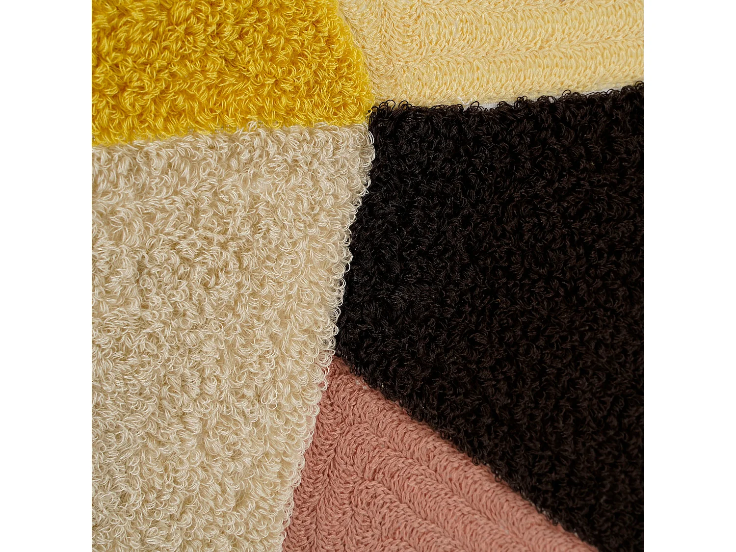 Wanddecoratie van katoen - 59 x 45 x 5 - Lichtroze -