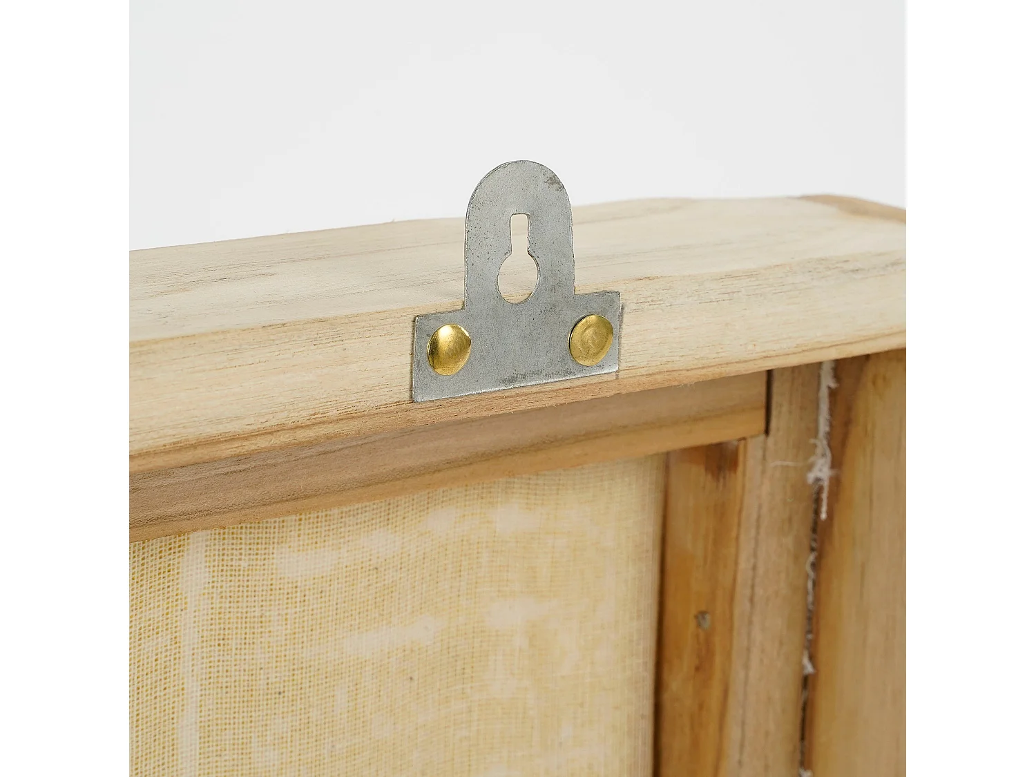 Wanddecoratie van katoen - 59 x 45 x 5 - Lichtroze -