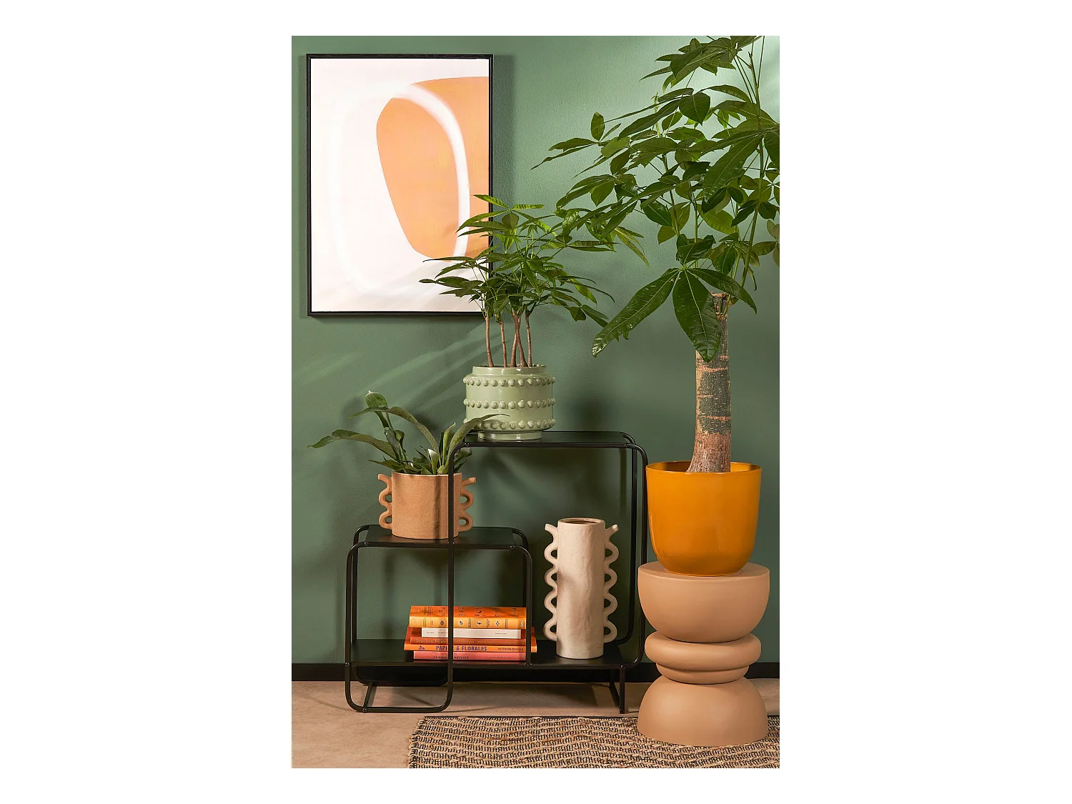 Decoration murale en canvas - 50 x 70 - Noir -
