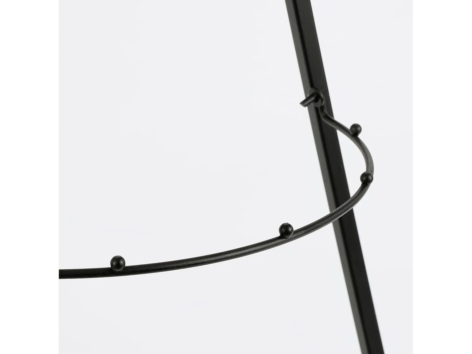 Decoration murale en métal - 50 x 131 - Noir -