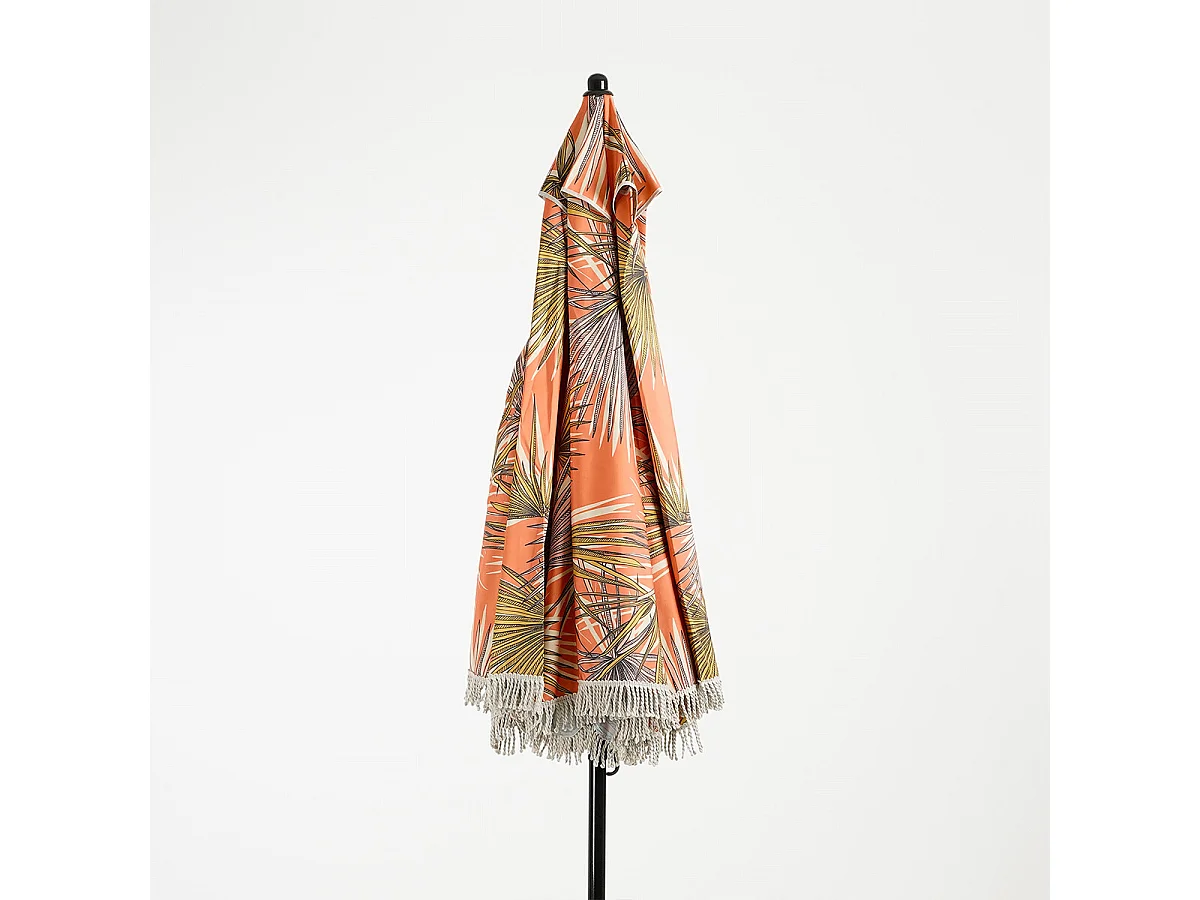 Parasol en polyester - 238 x Ø220 - Orange -