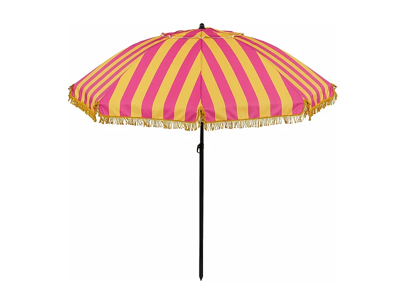 Parasol van polyester enmetaal - 238 x Ø220 - Geel - OSBORN