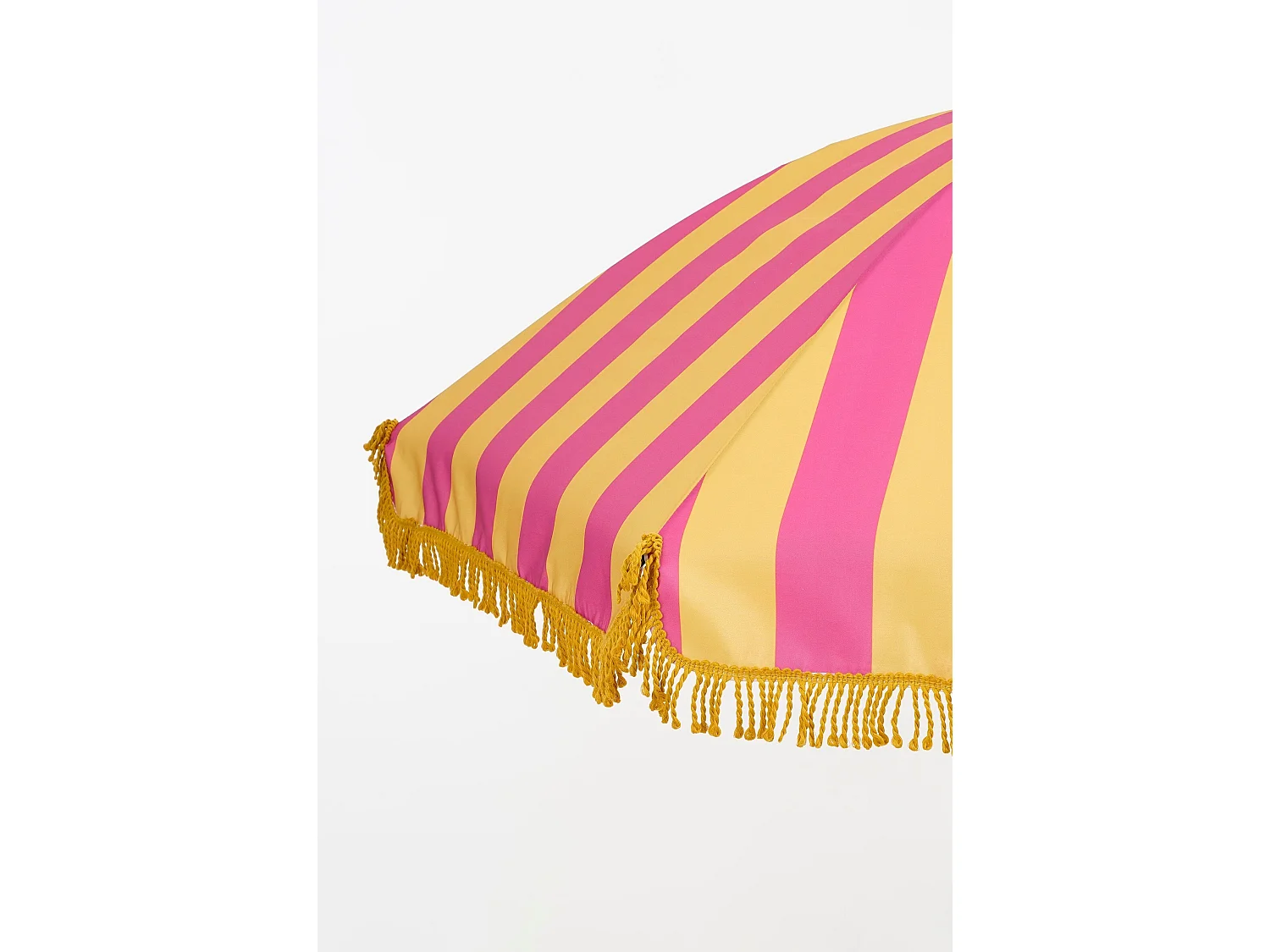 Parasol en polyester et métal - 238 x Ø220 - Jaune - OSBORN