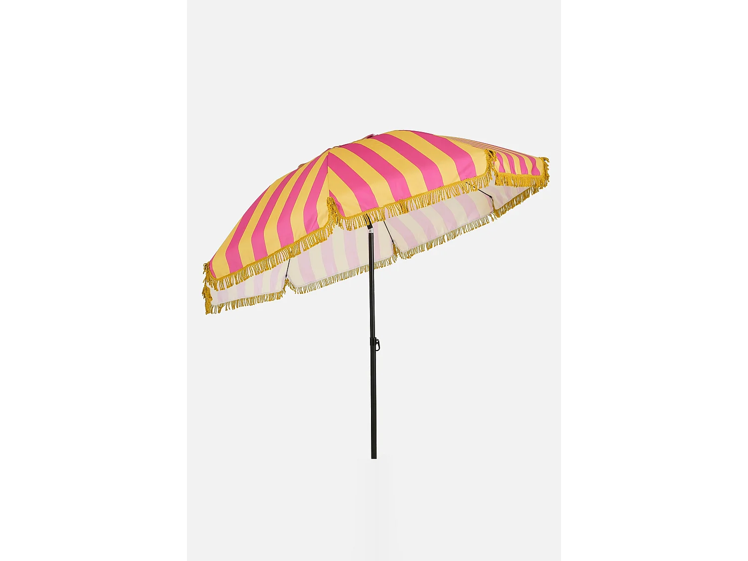 Parasol van polyester enmetaal - 238 x Ø220 - Geel - OSBORN