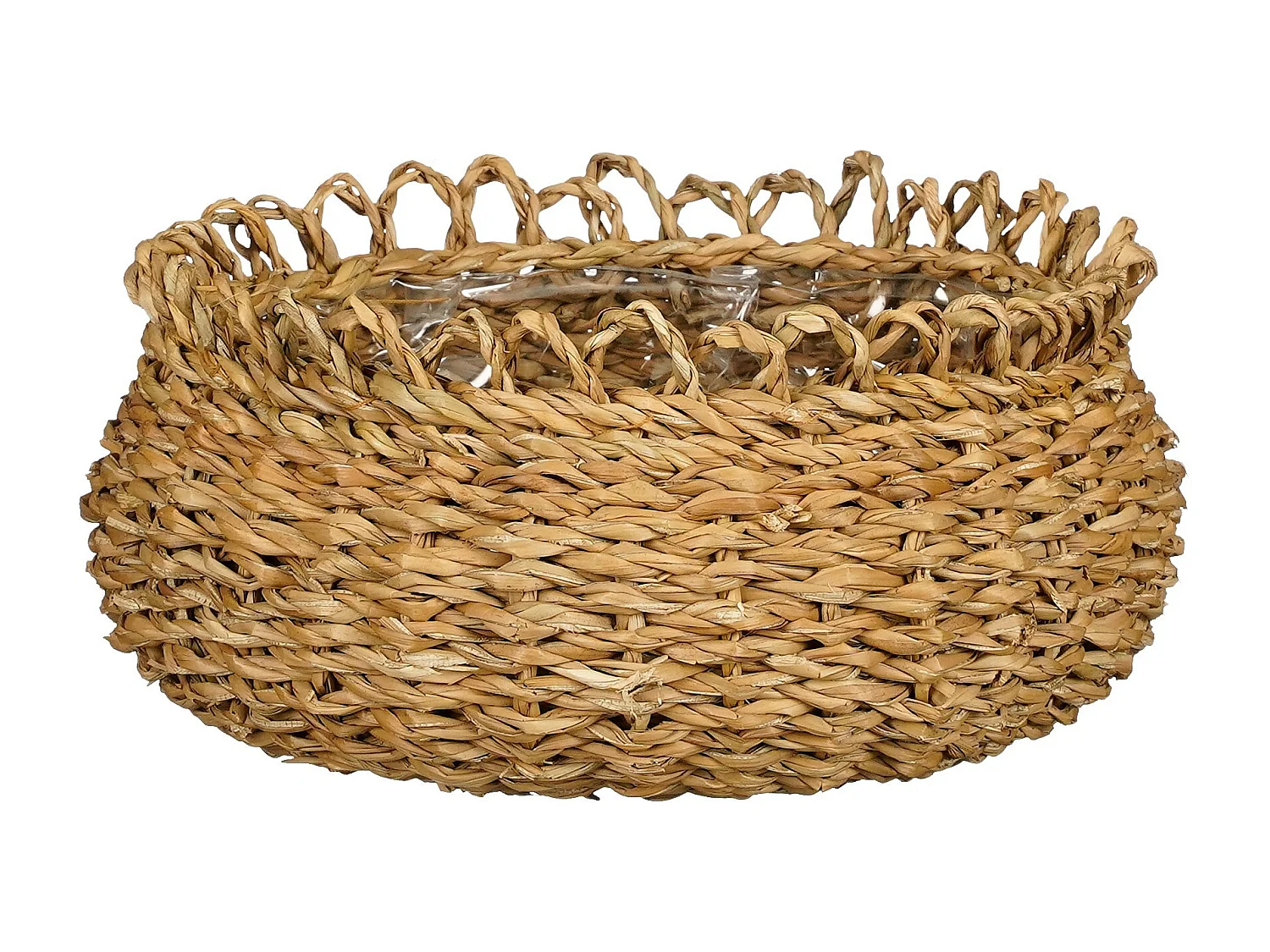 Plantenmand set van zeegras - 17 x Ø31 / 15 x Ø27 / 12 x Ø22 / 10 x Ø18 - Bruin - GOURDON