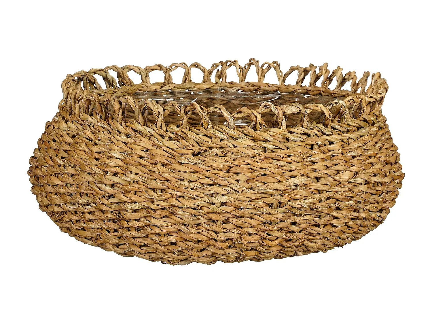 Plantenmand set van zeegras - 17 x Ø31 / 15 x Ø27 / 12 x Ø22 / 10 x Ø18 - Bruin - GOURDON