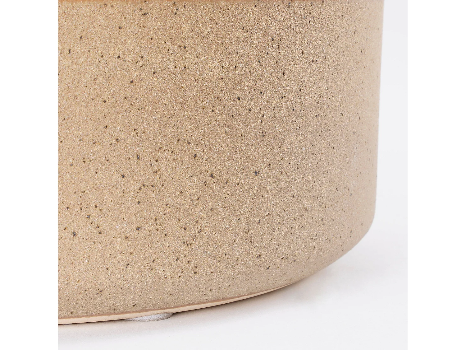 Pot de fleurs d'interieur  en céramique - Ø18 x 16,5 - Crème - LAGO