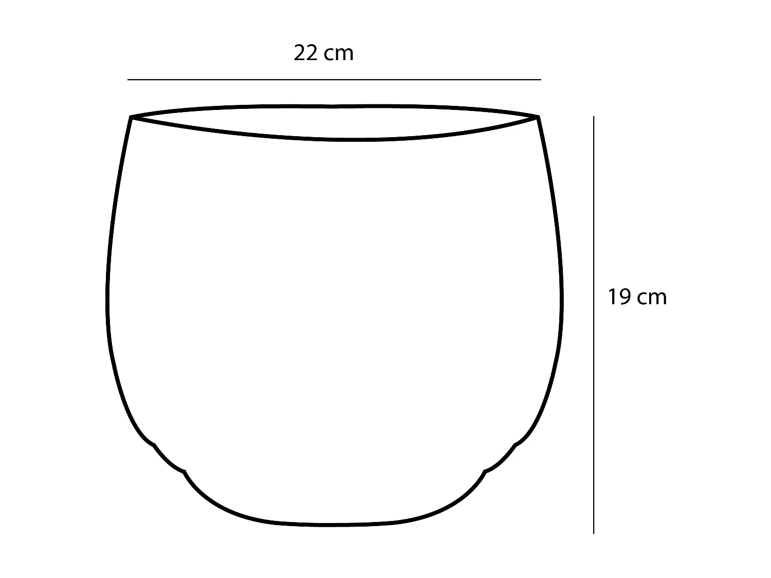 Plantenmand set van zeegras en plastic - Ø26 x 24 - Lichtbruin - JORCK